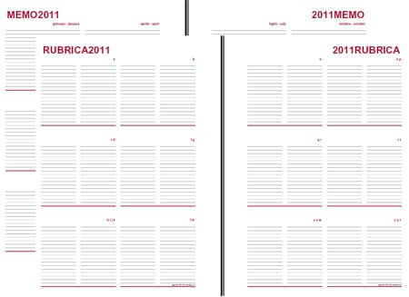 Agenda 2011 da stampare