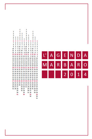Agenda 2014 settimanale