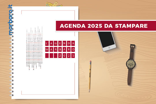 Agenda 2025 settimanale in PDF
