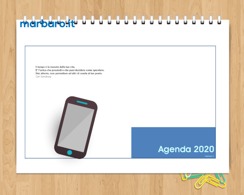 Agenda 2020 Da Tavolo In Pdf Stampabile Da Scaricare Gratis