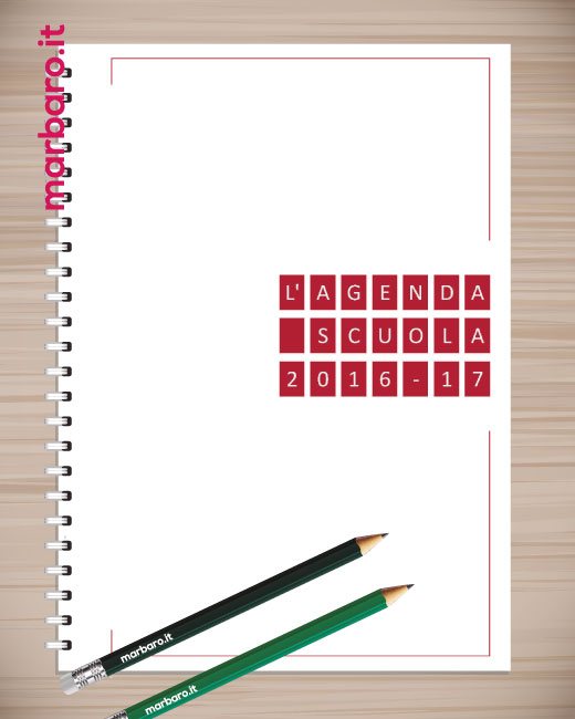 Agenda scolastica per insegnanti 2016/2017