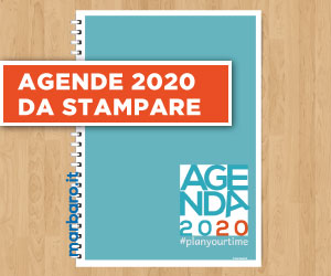 Agende 2020 in PDF da stampare