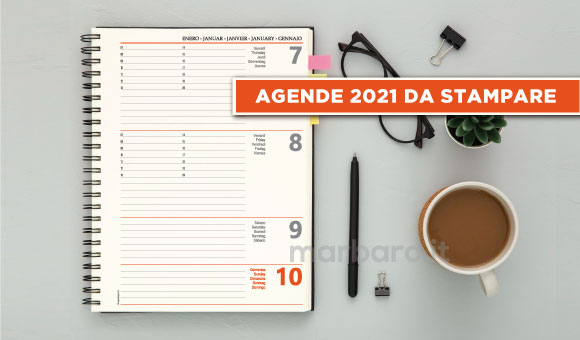 Agende 2021 da stampare in PDF Agende 2021 da stampare in PDF