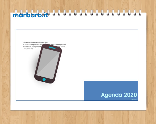 Agende da tavolo 2020 settimanali