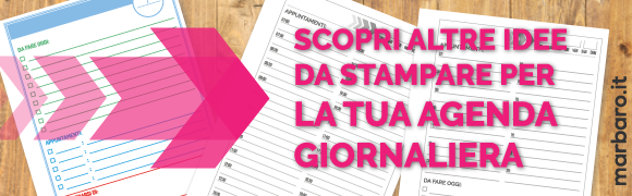 Agende giornaliere da stampare