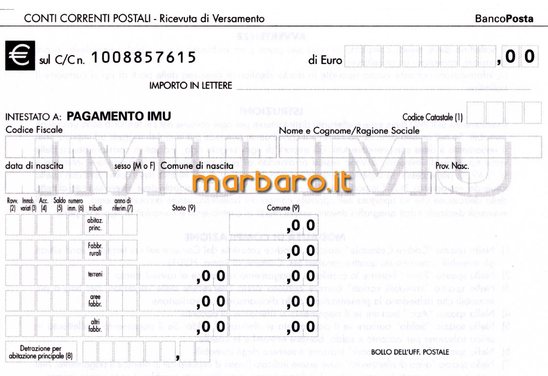 Bollettino Postale Pdf Compilabile