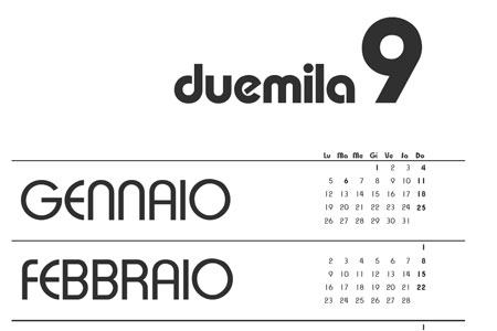 Calendari 2009 download in PDF