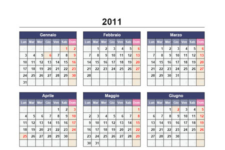 Calendario 2011 gratis