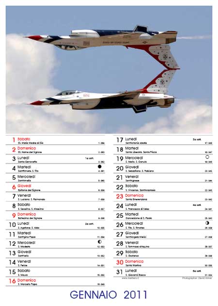 Calendario mensile 2011