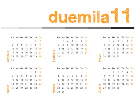 Calendario 2011 gratis