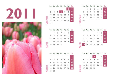 Calendario illustrato 2011