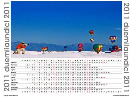Calendario illustrati 2011
