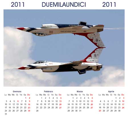 Calendari con foto 2011