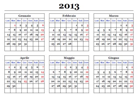 Calendario 2013 Corel Draw
