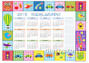Calendario da tavolo da stampare 2017 Calendario da tavolo da stampare 2017