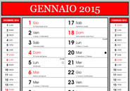 Calendari 2015 con santi