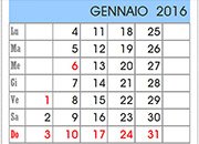 Calendari da tavolo 2016