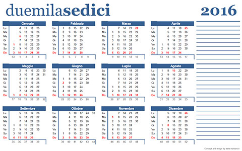 un calendario 2016 calendario 20016