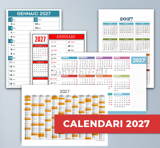 Calendari gratis 2027 Calendari gratis 2027