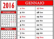 Calendari mensili 2016