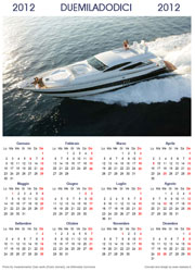 Calendario 2012 con foto di barche