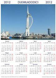 Calendario 2012 illustrato