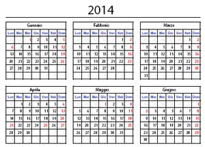 Calendario 2014 Corel Draw