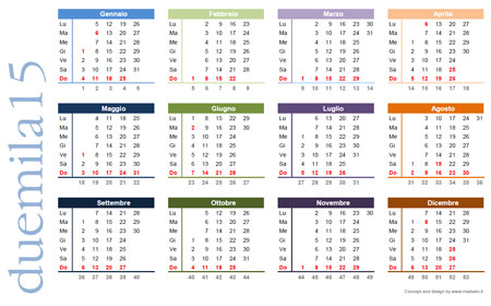 Calendario 2015 gratis