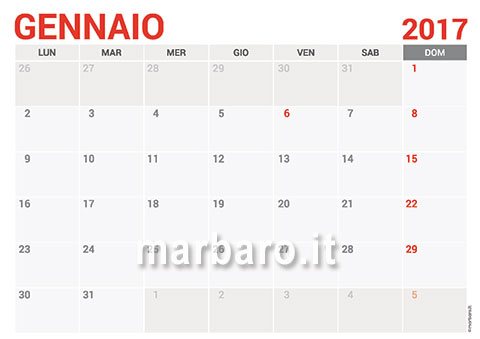 Calendario 17 Mensile Da Stampare Scarica Gratis Il Pdf