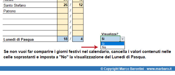 Impostare il calendario Excel mensile Impostare il calendario Excel mensile