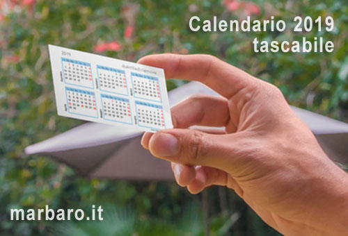 SCARICARE CALENDARIO 2014 TASCABILE DA