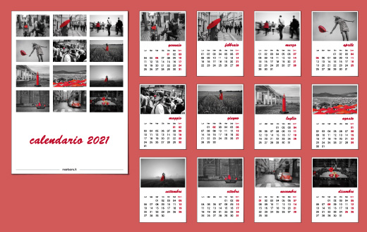 Calendario 2021 illustrato da stampare