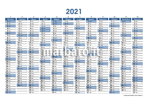 Planner 2021 in PDF da scaricare