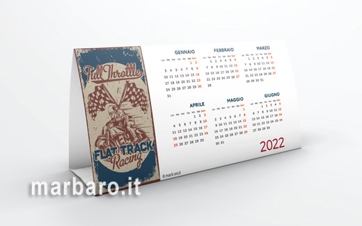 Calendario da tavolo 2022 in PDF da stampare