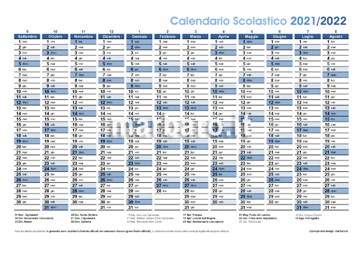 Calendario Scolastico 2022 E 2023 Da Stampare Biglietti - IMAGESEE