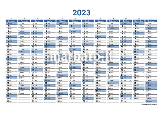 Planner 2023 in PDF da scaricare