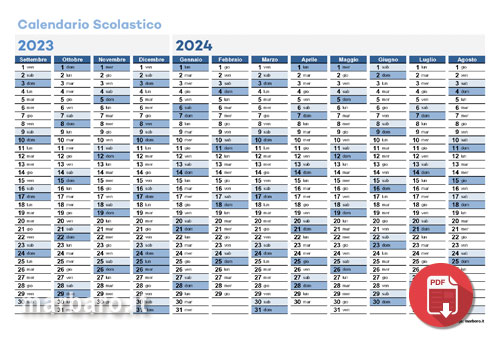 Calendario 2024 da muro stretto slim sottile righe per appunti, santi lune  12 mesi