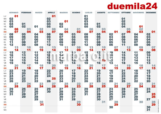 Planner 2024 in PDF da stampare