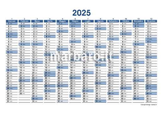 Planner 2025 da stampare