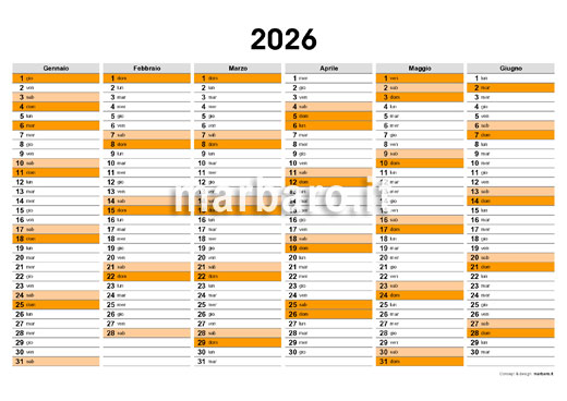 Planner 2026 da stampare PDF gratis