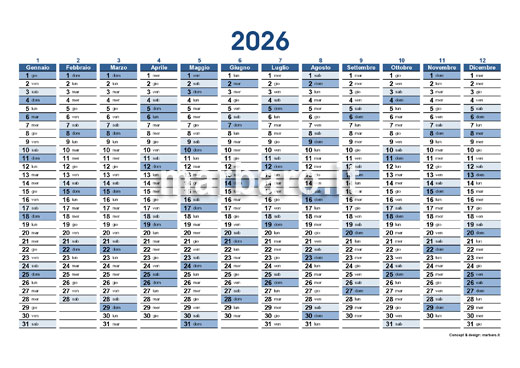 Planner 2026 da stampare