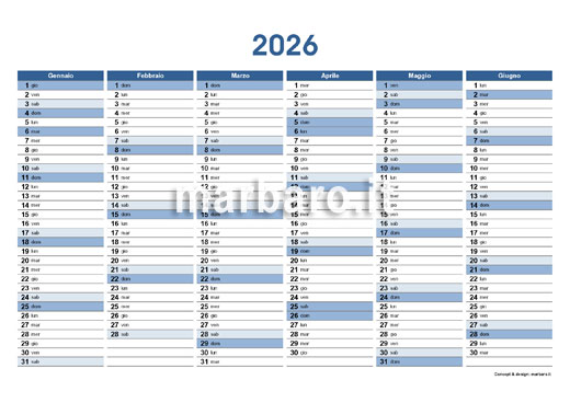 Planner 2026 in PDF stampabile
