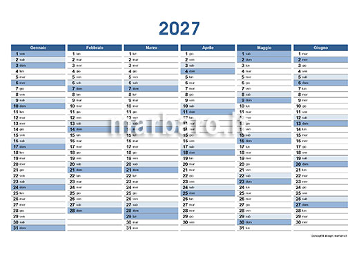 Scaricare planner 2027 in PDF stampabile Scaricare planner 2027 in PDF stampabile