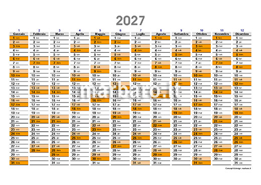 Planner 2027 da stampare Planner 2027 da stampare