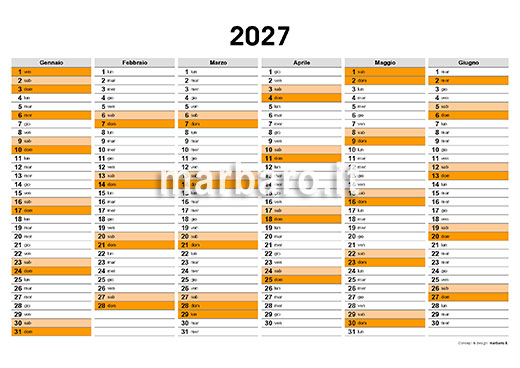 Planner 2027 da stampare PDF gratis Planner 2027 da stampare PDF gratis