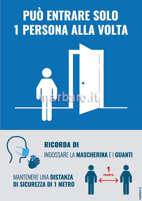 Cartelli Covid-19 da esporre per bar e negozi