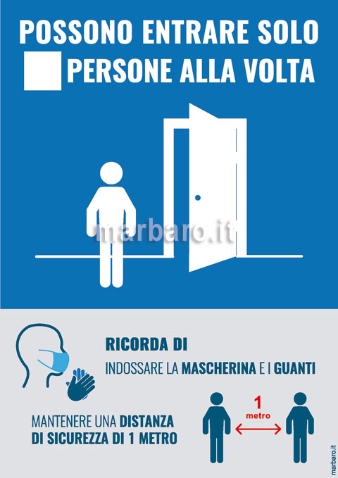 Cartelli Covid-19 da stampare per bar e negozi