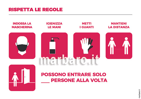 Cartelli da esporre per Covid-19 in bar