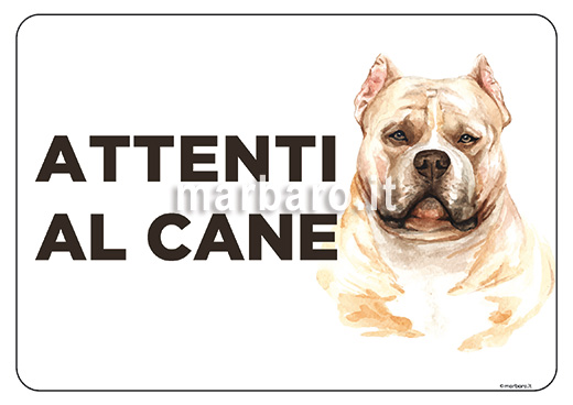 Cartello Attenti al cane stampabile