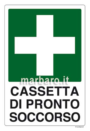 Cartello Cassetta Pronto Soccorso da stampare gratis